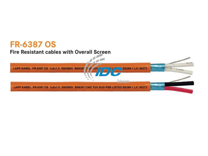 Lapp Kabel FR-6387 OS 1x2x1.5 300/500V (3805880) – Cáp chống cháy Lapp Kabel