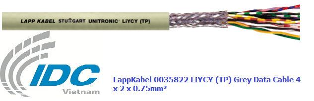 LappKabel 0035822 LiYCY (TP) 4 x 2 x 0.75mm²